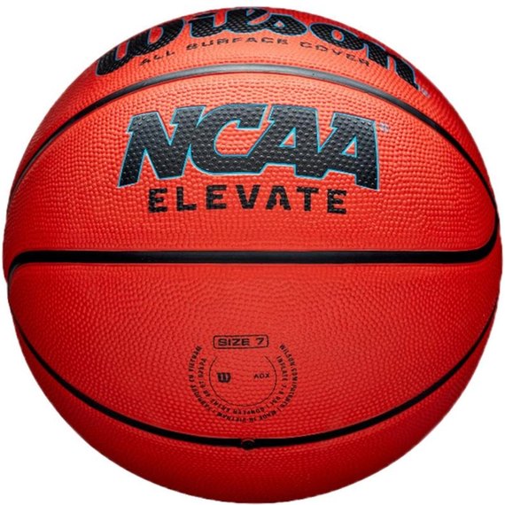 Мяч баскетбольный Wilson NCAA Elevate BSKT Orange/Black size 7 (WZ3007001XB7), Размер: 7, изображение 6