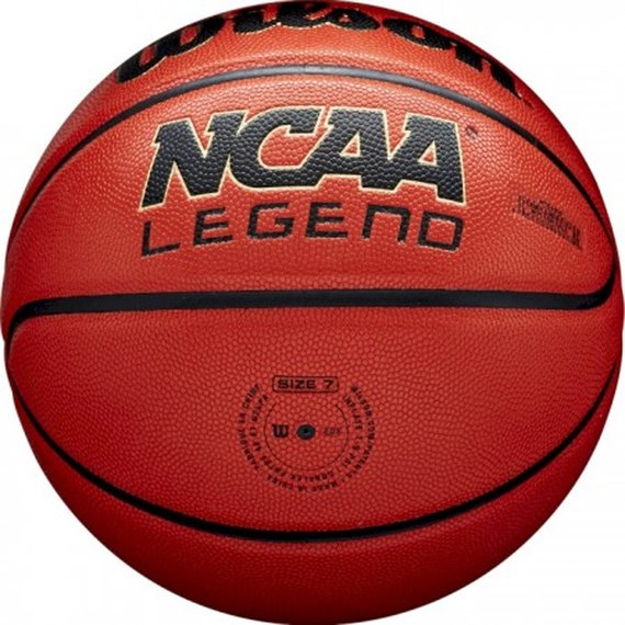 Мяч баскетбольный Wilson NCAA Legend BSKT Orange/Black size 7 (WZ2007601XB7), изображение 2