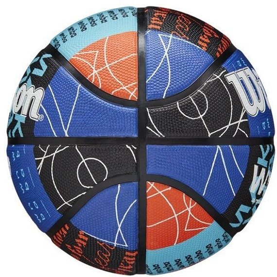 Мяч баскетбольный Wilson WNBA Heir DNA BSKT Blue/Orange size 6 (WZ3009201XB6), изображение 3