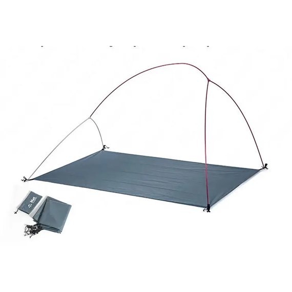 Палатка Naturehike Сloud Up 2 Updated NH17T001-T серо-красный (6927595730560), изображение 6