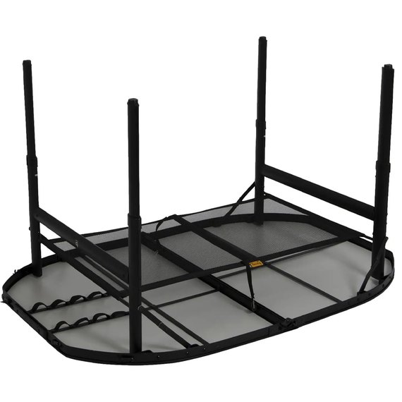 Стіл Bo-Camp Northgate Oval 120x80 cm Black/Grey (1404187) DAS302568, зображення 2