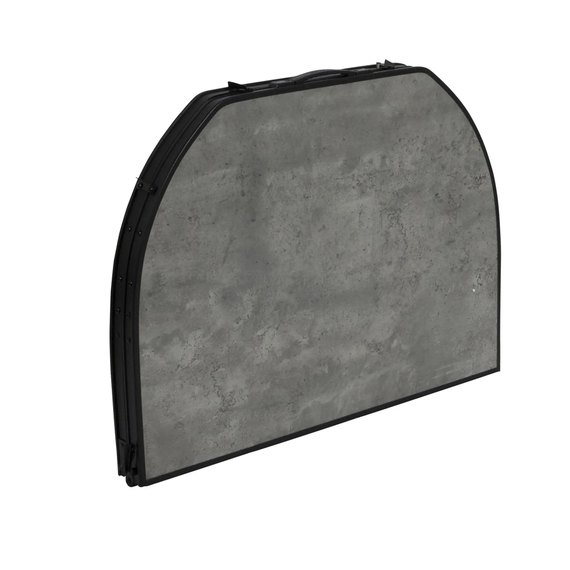 Стіл Bo-Camp Northgate Oval 120x80 cm Black/Grey (1404187) DAS302568, зображення 7