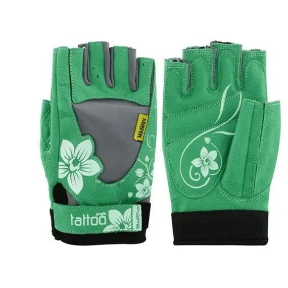 Перчатки для фитнеса MadMax MFG-710 Jungle Green/Cream L (MFG-710_L), изображение 3