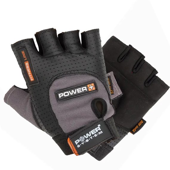 Рукавички для залу Power System PS-2500 Black/Grey XXL (PS-2500_2XL_Black-grey), Розмір: XXL, Колір: Чорний/Сірий, зображення 2