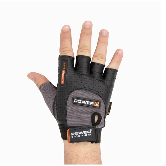 Рукавички для залу Power System PS-2500 Black/Grey XXL (PS-2500_2XL_Black-grey), Розмір: XXL, Колір: Чорний/Сірий, зображення 5