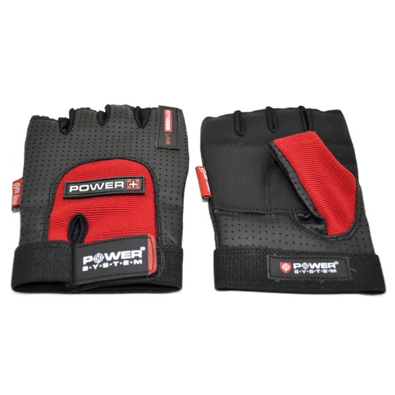 Перчатки для зала Power System PS-2500 Black/Red XXL (PS-2500_2XL_Black-red), Размер: XXL, Цвет: Чёрный/Красный, изображение 2