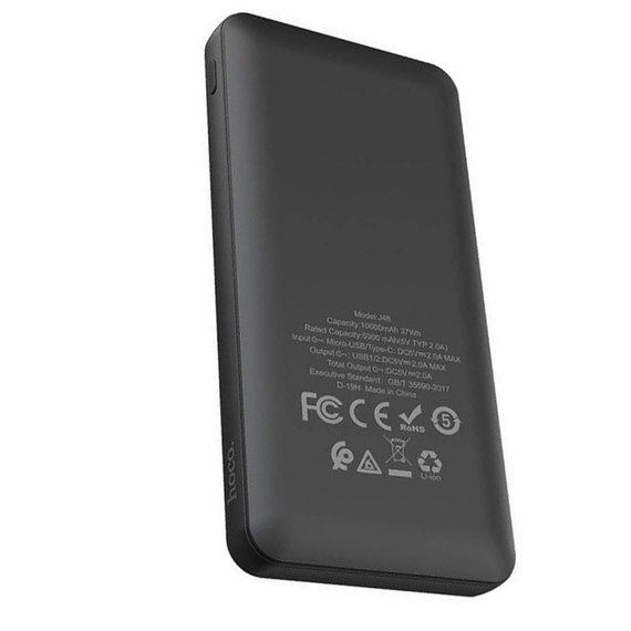 Повербанк HOCO J48 Nimble mobile 10000 mah Black (6931474714145), изображение 2