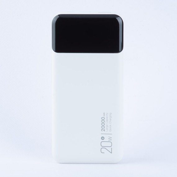 Повербанк XO PR192 20000 mAh 20W White (6920680834662), Колір: Білий, зображення 2