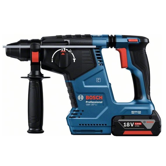 Аккумуляторный перфоратор Bosch Professional GBH 187-Li (0611923022), изображение 2