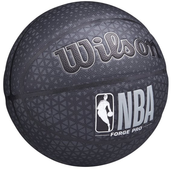 Мяч баскетбольный Wilson NBA Forge Pro Printed BSKT 295 size 7 (WTB8001XB07), Размер: 7, Цвет: Чёрный, изображение 2