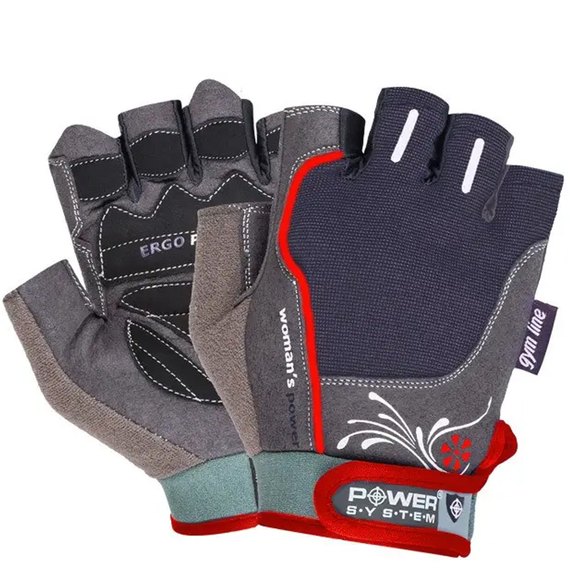 Перчатки для зала Power System PS-2570 Black/Red M (PS-2570_M_Black-Red), Размер: M, Цвет: Чёрный/Красный