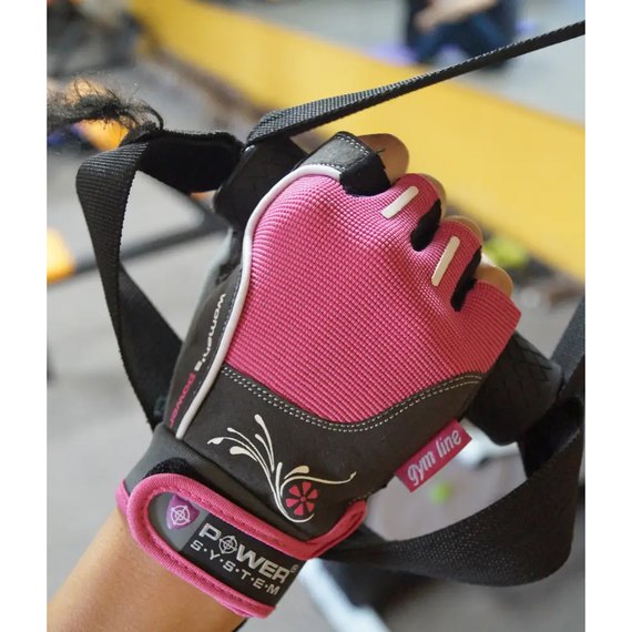 Перчатки для зала Power System PS-2570 Pink M (PS-2570_M_Pink), Размер: M, Цвет: Розовый, изображение 4