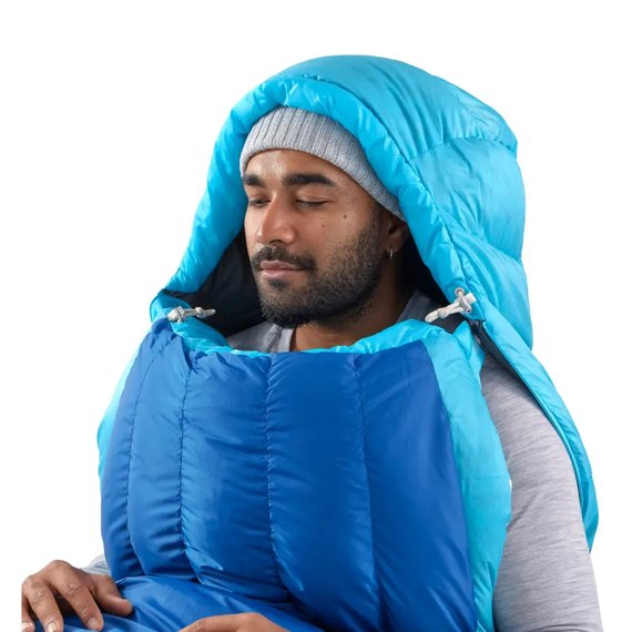 Спальный мешок Sea to Summit Trek -9C/15F Regular, Snorkel Blue (STS ASL041172-050203), Диапазон комфорта по женщине (базовый): -3 °C, Полная длина, см: 185 см, изображение 5