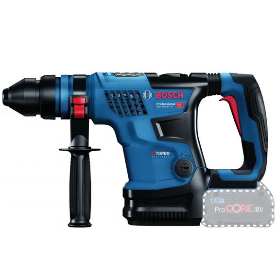 Акумуляторний перфоратор Bosch Professional GBH 18V-34 CF SDS-Plus (каркас) (0611914021), зображення 2