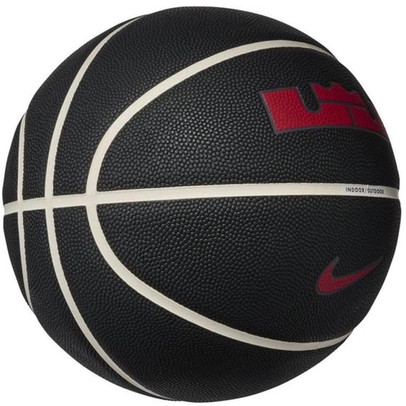 М'яч баскетбольний  Nike All Court 8P 2.0 L James Deflated Black/Phantom/Anthracite/University size 7 (N.100.4368.097.07), Розмір: 7, Колір: Чорний, зображення 2