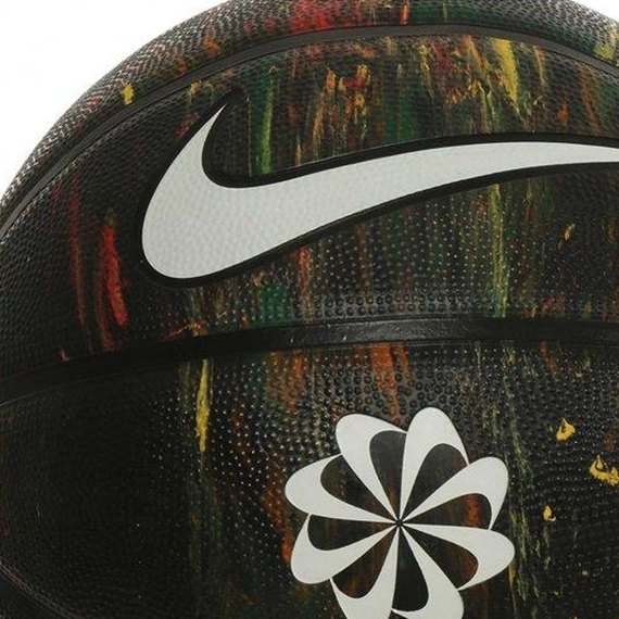 Мяч баскетбольный Nike Everyday PlayGround 8P Next Nature Deflated Multi/Black/Black/White size 6 (N.100.7037.973.06), Размер: 6, Цвет: Чёрный, изображение 4