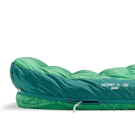 Спальный мешок Sea to Summit Ascent -9C/15F Regular, Rain Forest Green (STS ASL041101-052003), Диапазон комфорта по женщине (базовый): -2 °C, Полная длина, см: 185 см, изображение 5