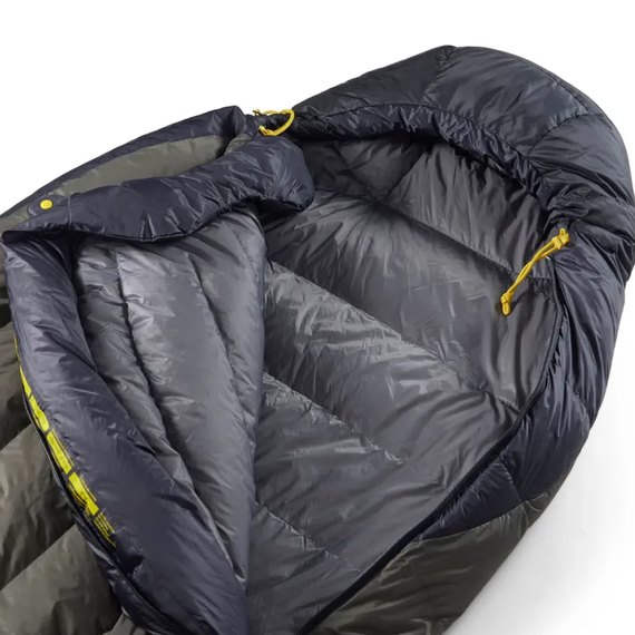 Спальный мешок Sea to Summit Spark Pro -1C/30F Long, Beluga Black (STS ASL041071-210104), Диапазон комфорта по женщине (базовый): +3 °C, Полная длина, см: 198 см, изображение 9