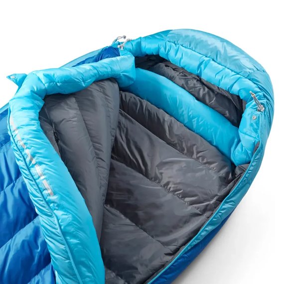 Спальный мешок Sea to Summit Trek -1C/30F Long, Snorkel Blue (STS ASL041172-210202), Диапазон комфорта по женщине (базовый): +3 °C, Полная длина, см: 198 см, изображение 9
