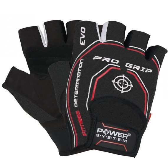 Перчатки для зала Power System PS-2250E Pro Grip EVO Black M (PS_2260BK-3_M), Размер: M, Цвет: Чёрный
