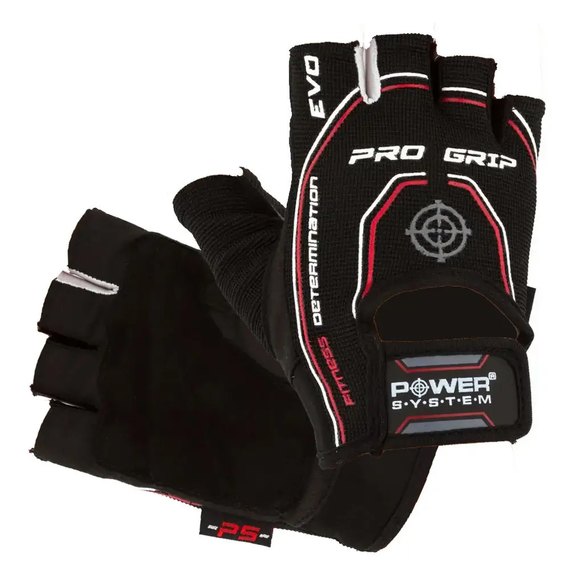 Перчатки для зала Power System PS-2250E Pro Grip EVO Black XS (PS_2260BK-1_XS), Размер: XS, Цвет: Чёрный, изображение 4