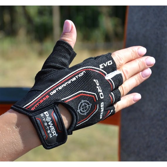 Перчатки для зала Power System PS-2250E Pro Grip EVO Black XS (PS_2260BK-1_XS), Размер: XS, Цвет: Чёрный, изображение 5