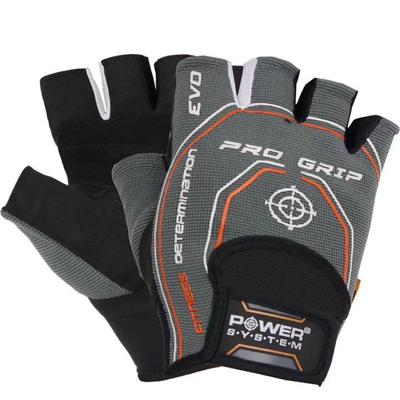 Рукавички для залу Power System PS-2250E Pro Grip EVO Grey XL (PS_2260GR-5_XL), Розмір: XL, Колір: Сірий, зображення 2