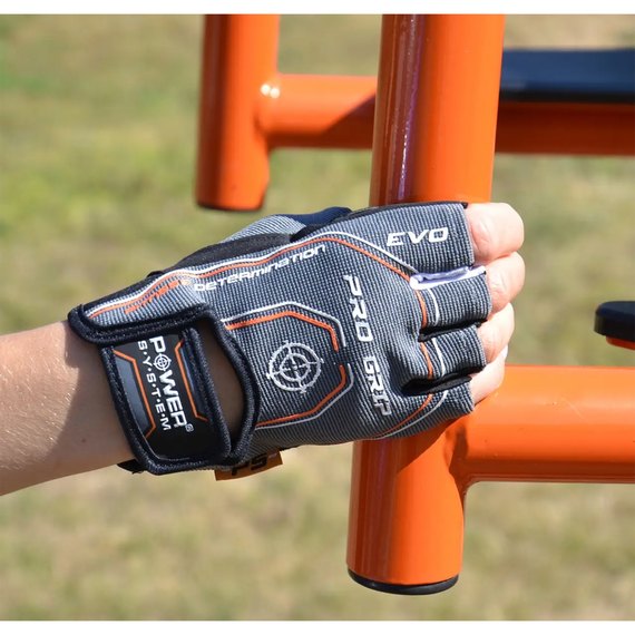 Перчатки для зала Power System PS-2250E Pro Grip EVO Grey XXL (PS_2260GR-6_XXL), Размер: XXL, Цвет: Серый, изображение 8