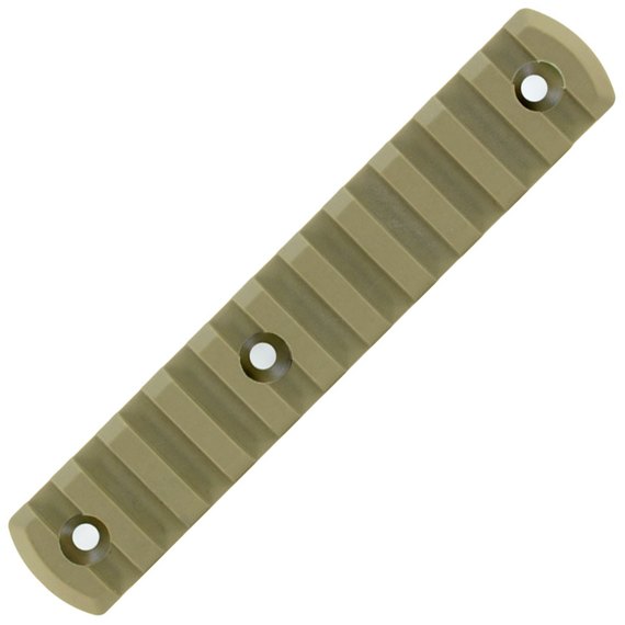 Планка Picatinny DLG Tactical для кріплення на M-LOK 11 слотів, tan (DLG-113), Колір: Тан