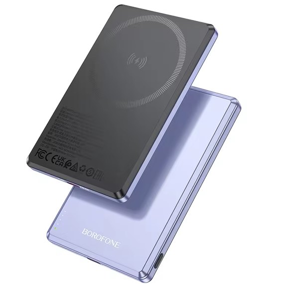 Повербанк Borofone Leader BJ50 5000 mAh PD20W magnetic Purple (6941991110320), Цвет : Purple, изображение 2