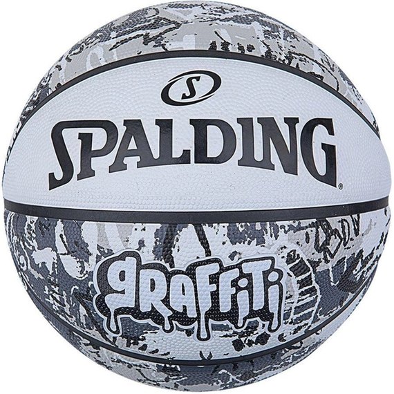 Мяч баскетбольный Spalding Graffitti серый size 7 (84375Z)