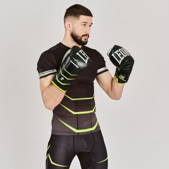 Боксерские перчатки Leone Revo Performance Fluo 16 ун. (3462_500196), Вес: 16 унций, изображение 7