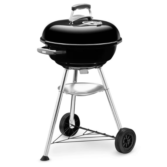 Вугільний гриль Weber Compact Kettle 47 см чорний 1221004