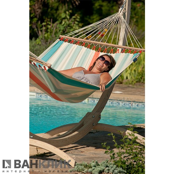 Двухместный гамак с рейками La Siesta Colada curacao COR14-3