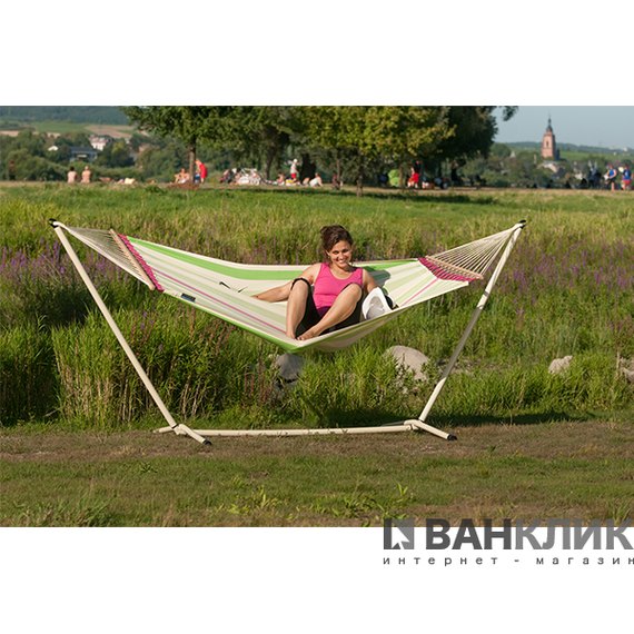 Двухместный гамак с рейками La Siesta Colada kiwi COR14-4