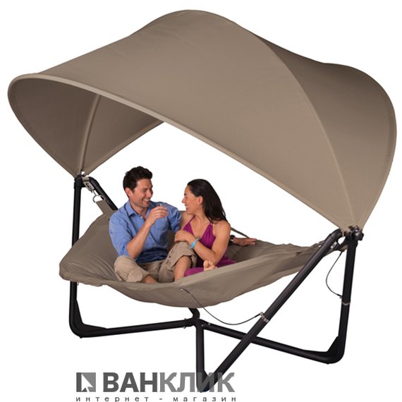 Гамак с рейками La Siesta Sereniti taupe SRO156-U6