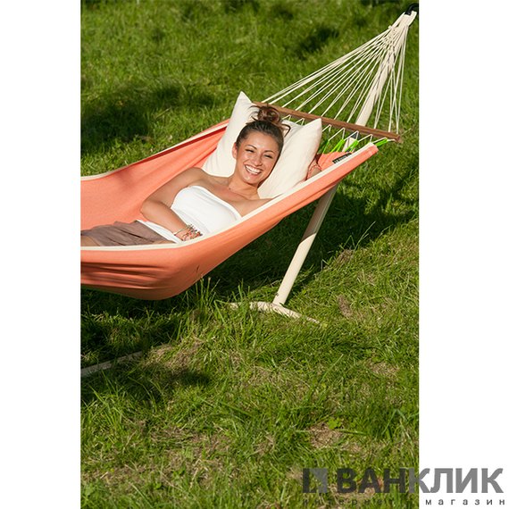Одноместный гамак с рейками La Siesta Fruta mango FRR11-5