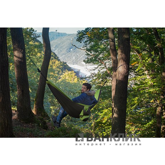 Одноместный туристический гамак La Siesta Colibri green CQH15-49