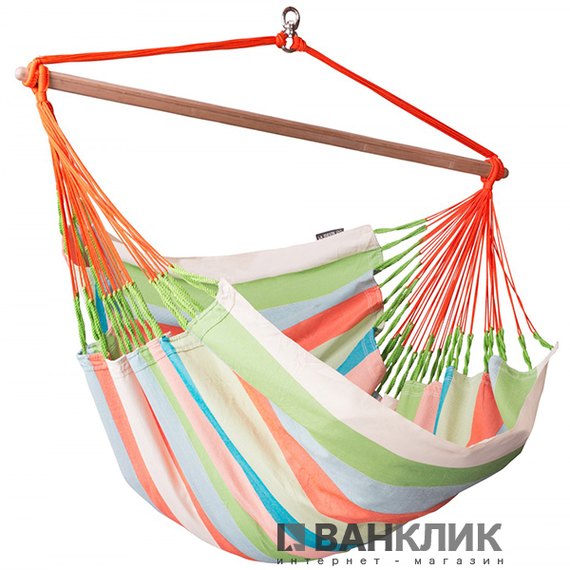 Подвесной сидячий гамак La Siesta Domingo coral DOL21-8