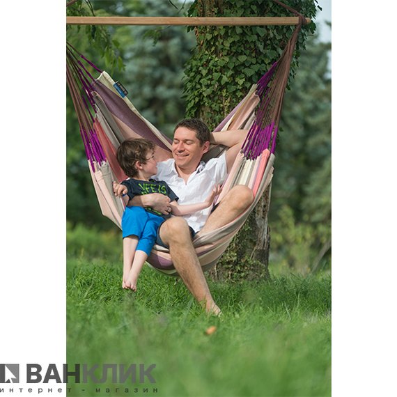 Подвесной сидячий гамак La Siesta Domingo plum DOL21-7
