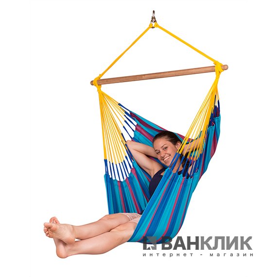 Подвесные стулья-гамаки La Siesta Sonrisa prune SNC14-3