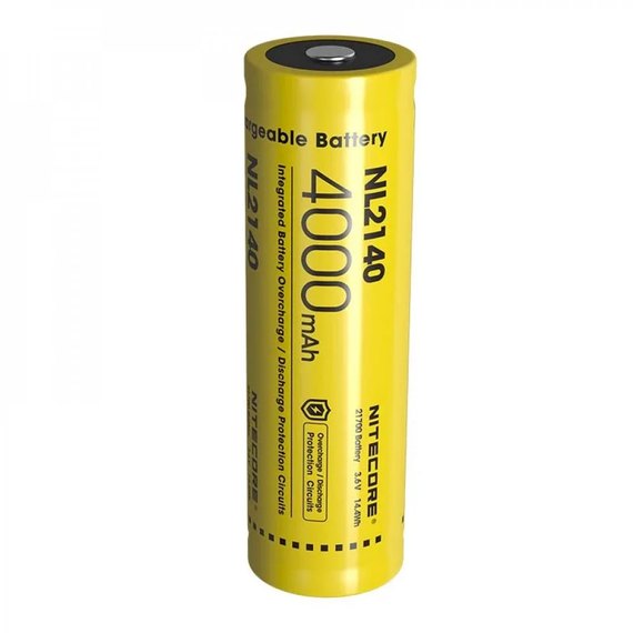 Аккумулятор 21700 Nitecore 4000 mAh NL2140 (6-1379_40), изображение 2