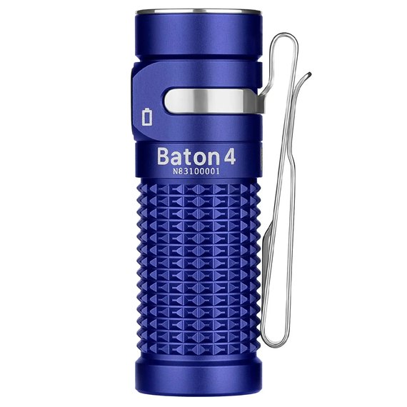 Ліхтар ручний Olight Baton 4 Premium Regal Blue (2370.43.75), Колір: Blue, зображення 3