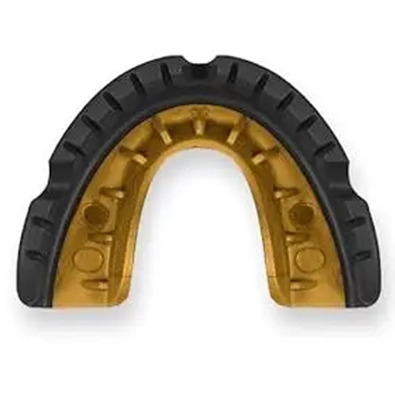 Капа для бокса OPRO Gold Braces под брекеты (возраст 11+) Black/Gold (art.102506001), изображение 3