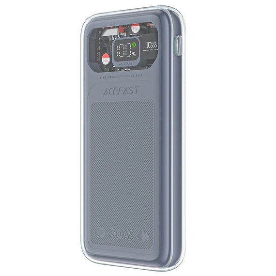 Повербанк Acefast M1 Exploration series 30W 10000 mAh Mica Gray (6974316282020), Цвет : Серый, изображение 2