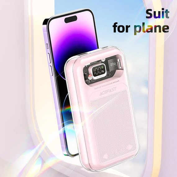 Повербанк Acefast M2 Exploration series 30W 20000 mAh Cherry blossom (6974316282044), Цвет : Cherry blossom, изображение 4