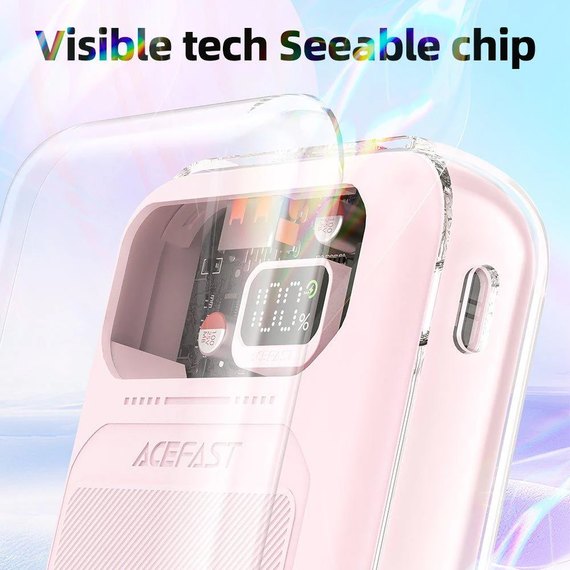 Повербанк Acefast M2 Exploration series 30W 20000 mAh Cherry blossom (6974316282044), Цвет : Cherry blossom, изображение 8