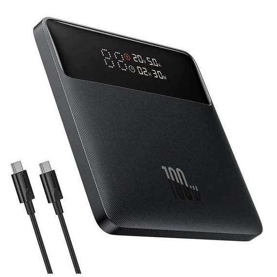 Повербанк Baseus Blade Power Digital Display Fast Charging HD Edition 20000 mAh 100W Black (PPBL000301), зображення 3