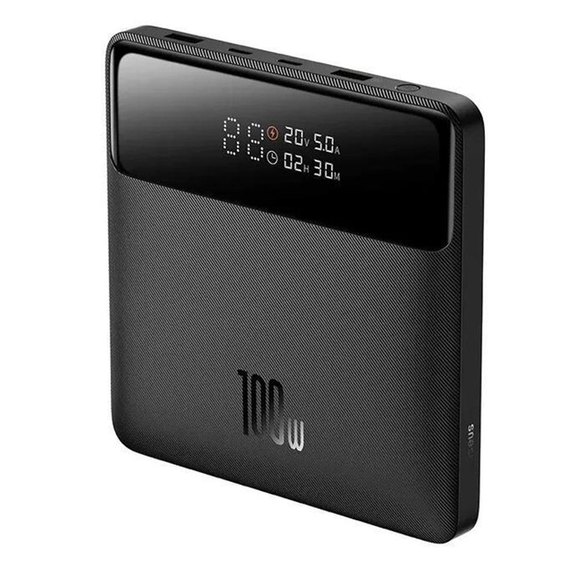Повербанк Baseus Blade Power Digital Display Fast Charging HD Edition 20000 mAh 100W Black (PPBL000301), зображення 4