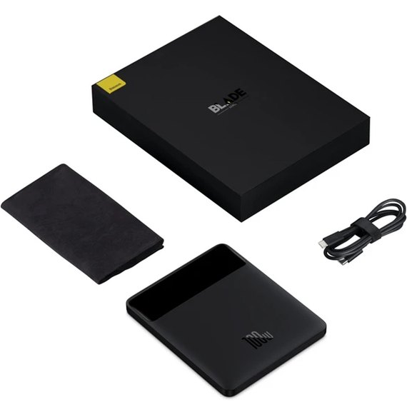 Повербанк Baseus Blade Power Digital Display Fast Charging HD Edition 20000 mAh 100W Black (PPBL000301), зображення 9
